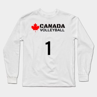 Canada Volleyball 1 Gift Idea Long Sleeve T-Shirt